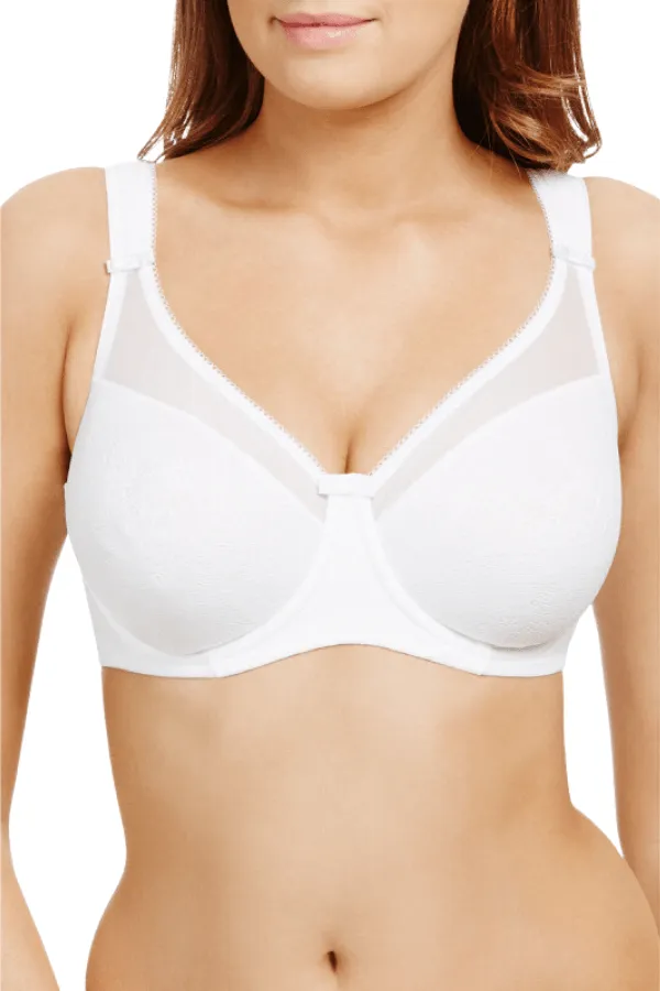 Beauty Minimizer Bra - White