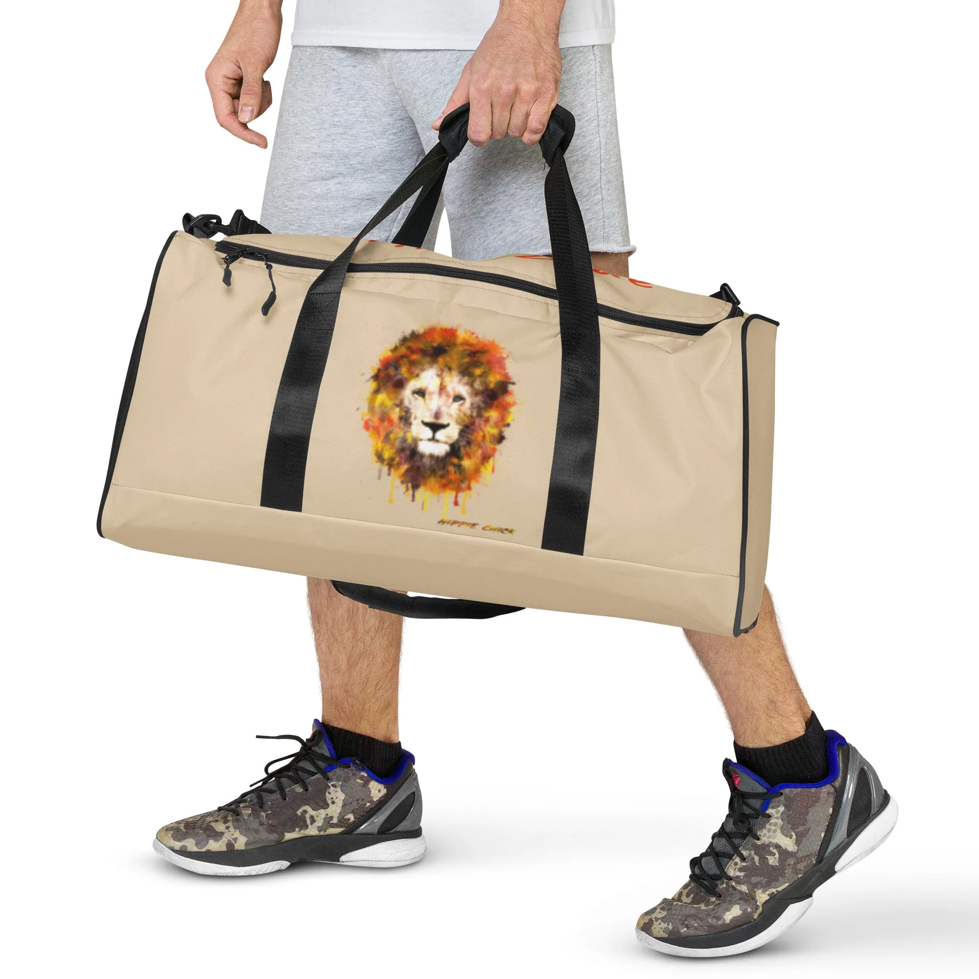 Beige Duffle Bag - OG Hippie Dude
