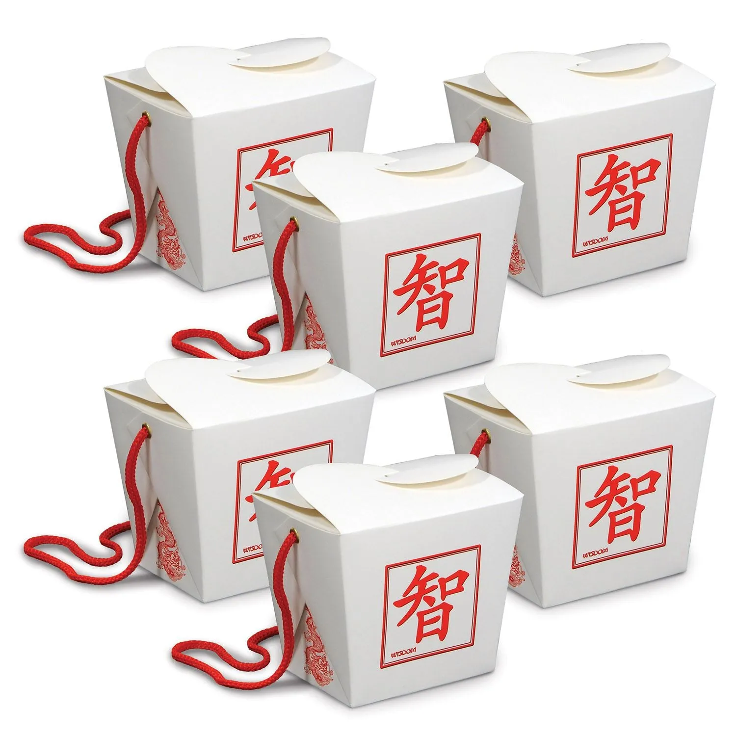 Beistle Asian Favor Boxes - Pint - Party Supply Decoration for Asian