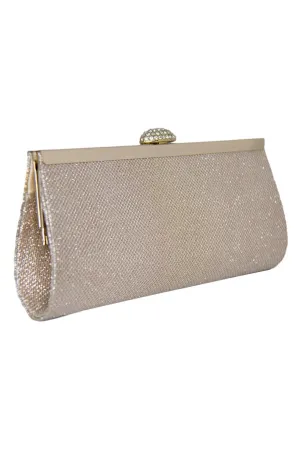 Belle Clutch in Champagne