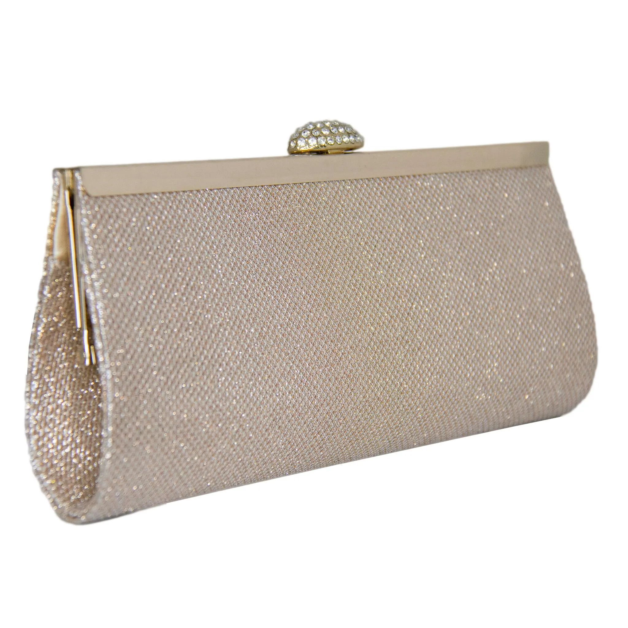Belle Clutch in Champagne