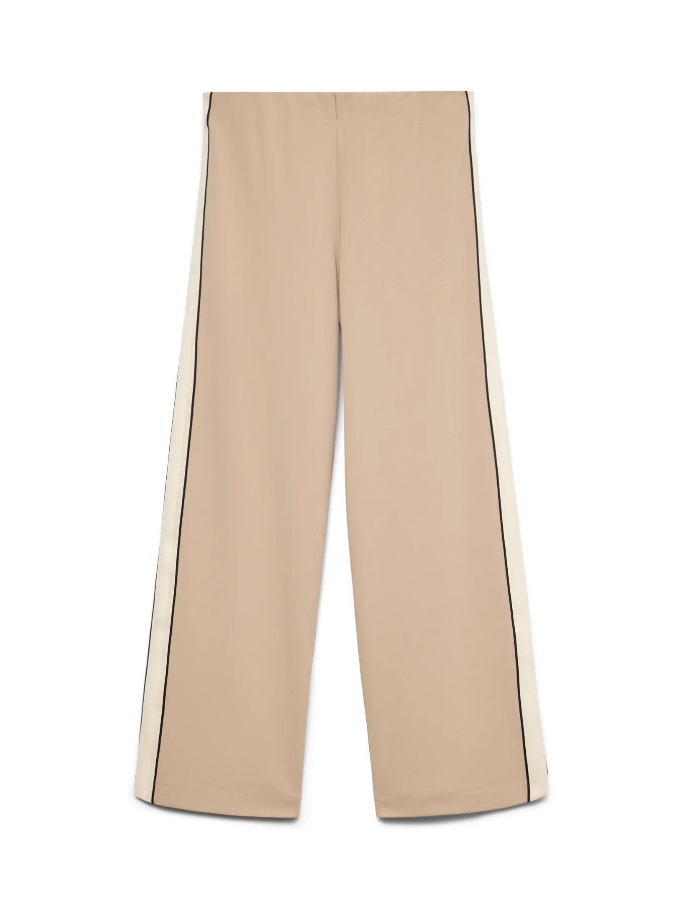 Berlin Mink Panel Wide Leg Trousers