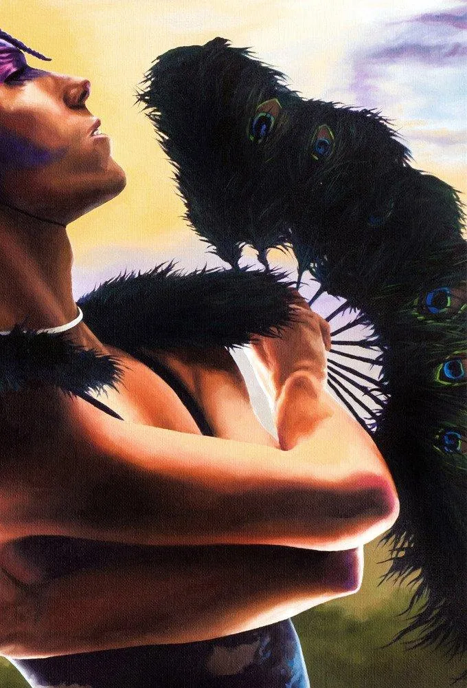 Bird of Paradise painting