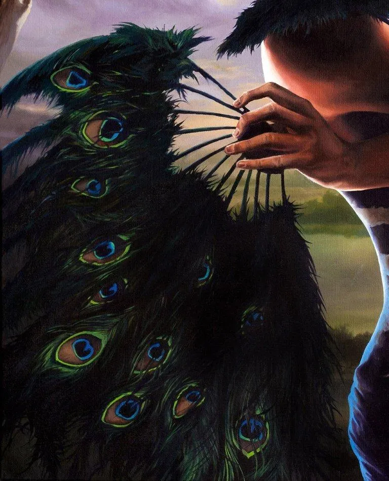 Bird of Paradise painting