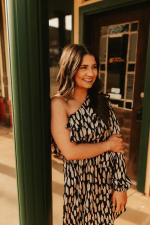 Black mocha dress