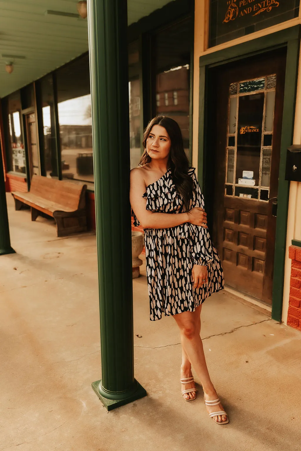 Black mocha dress