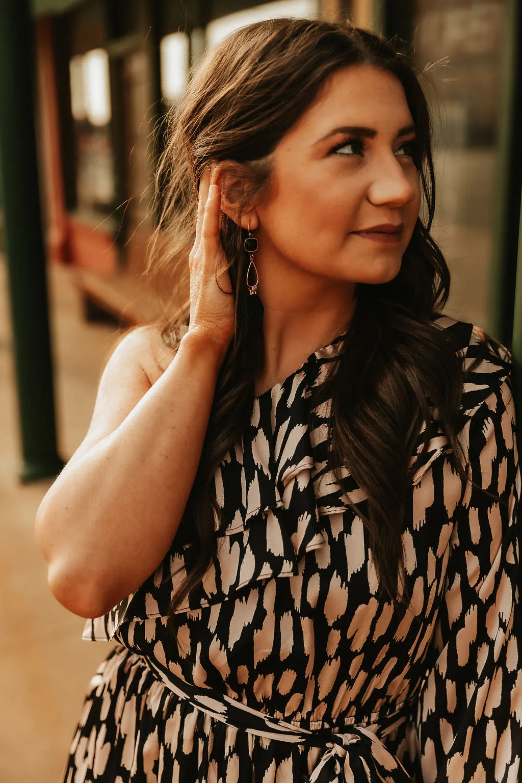 Black mocha dress