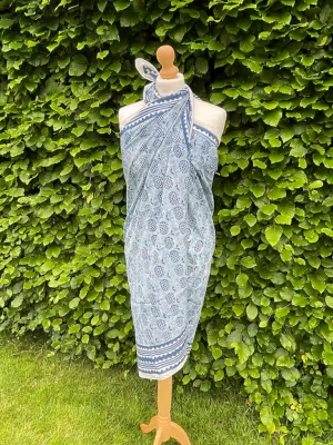 BLUE ARTICHOKE SARONG