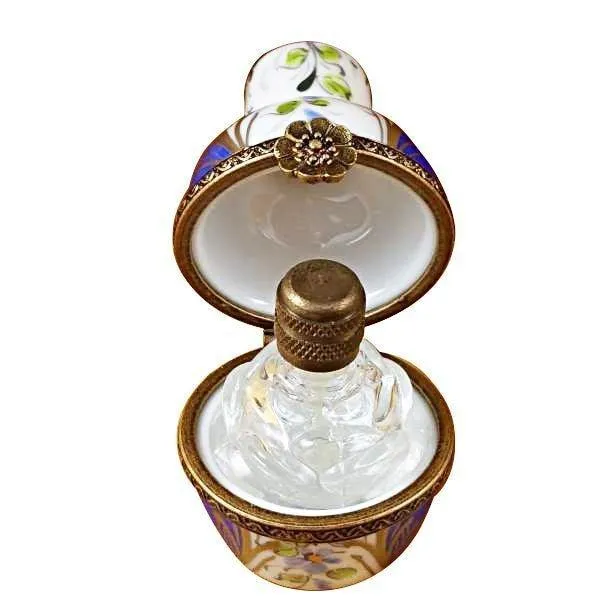 Blue Urn with One Bottle limoges box