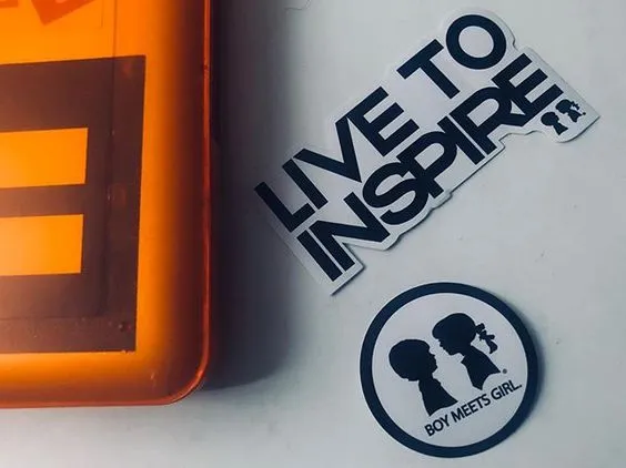 BOY MEETS GIRL® Sticker