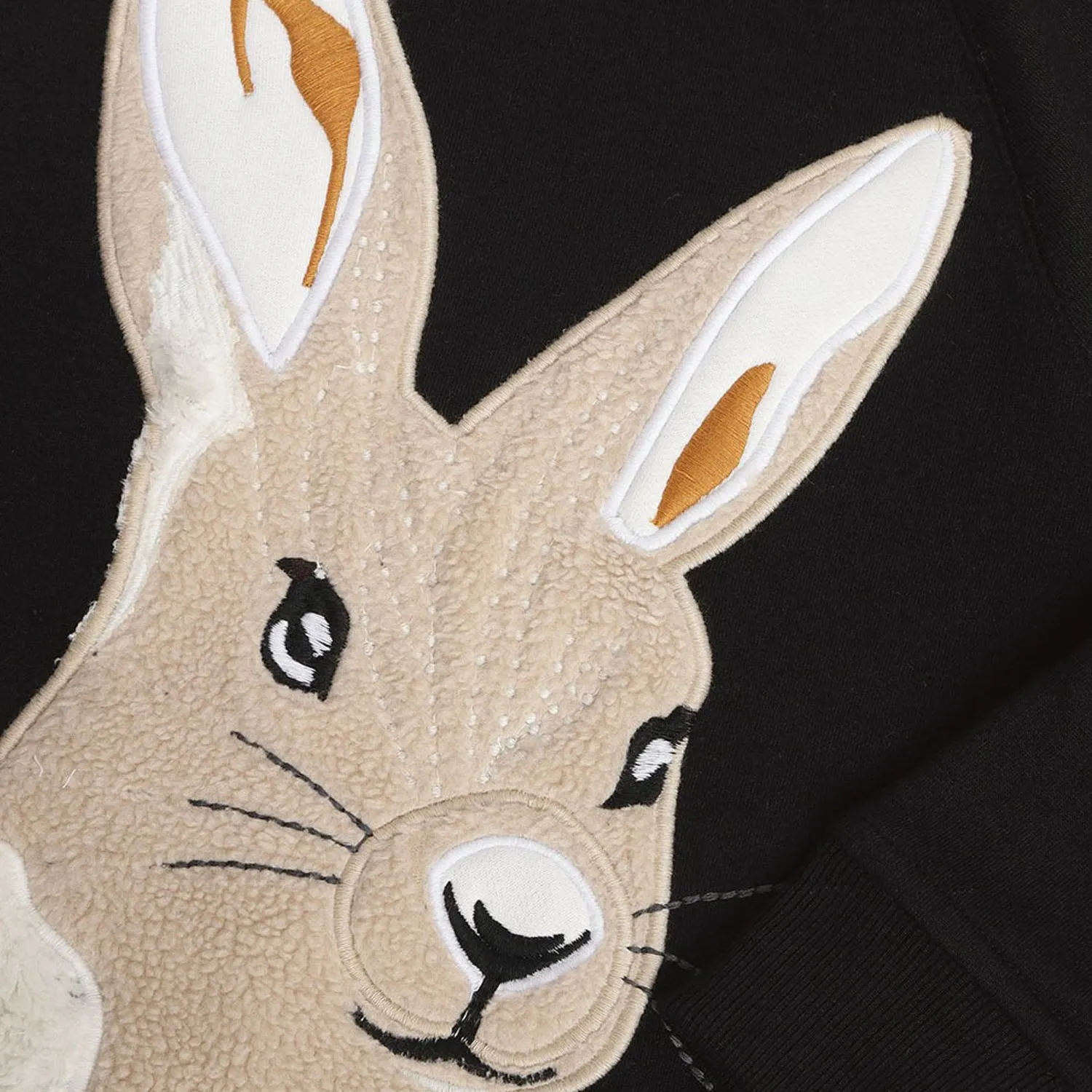 Bunny Applique Hoodie Sweatshirt