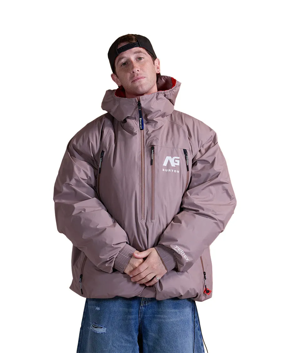 Burton AG Rev Puffy Anorak Jacket Fiesta Red/Mud Mauve 2025