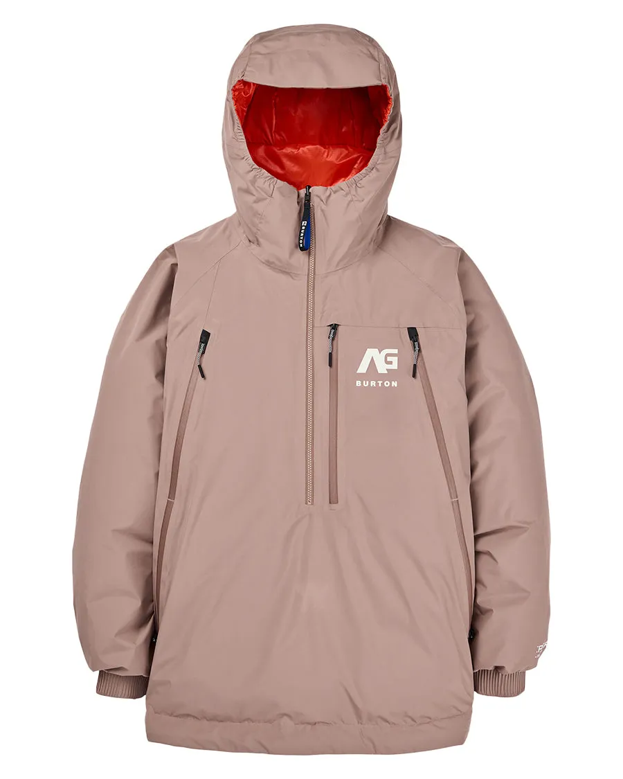 Burton AG Rev Puffy Anorak Jacket Fiesta Red/Mud Mauve 2025