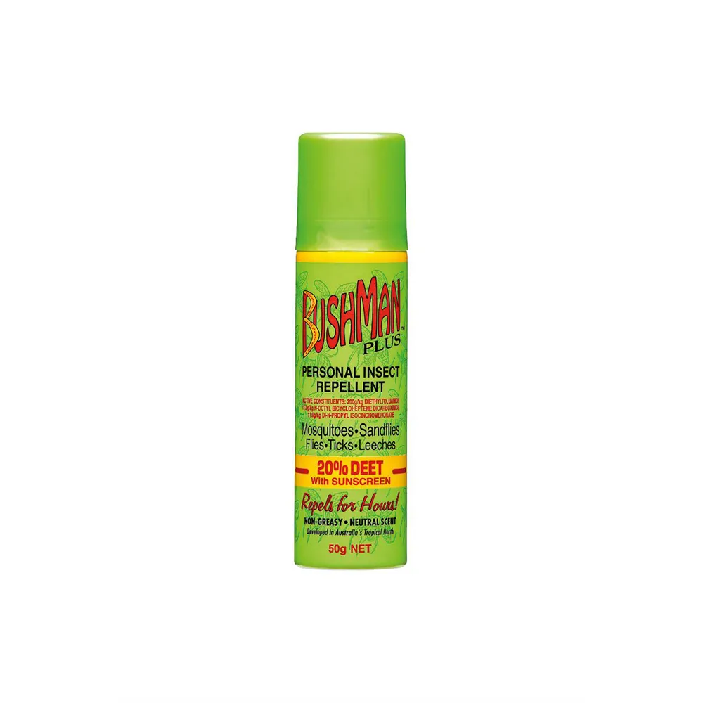 Bushman Plus Aerosol 20% Deet with Sunscreen  50 g