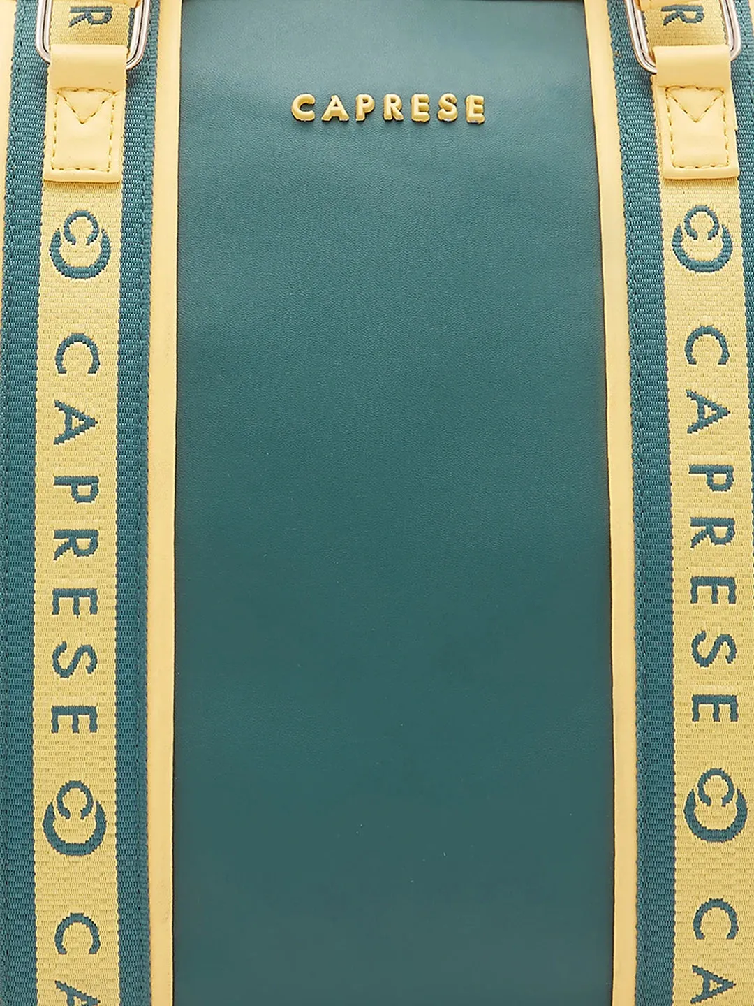 Caprese Trinity Large Dark Green Laptop Bag