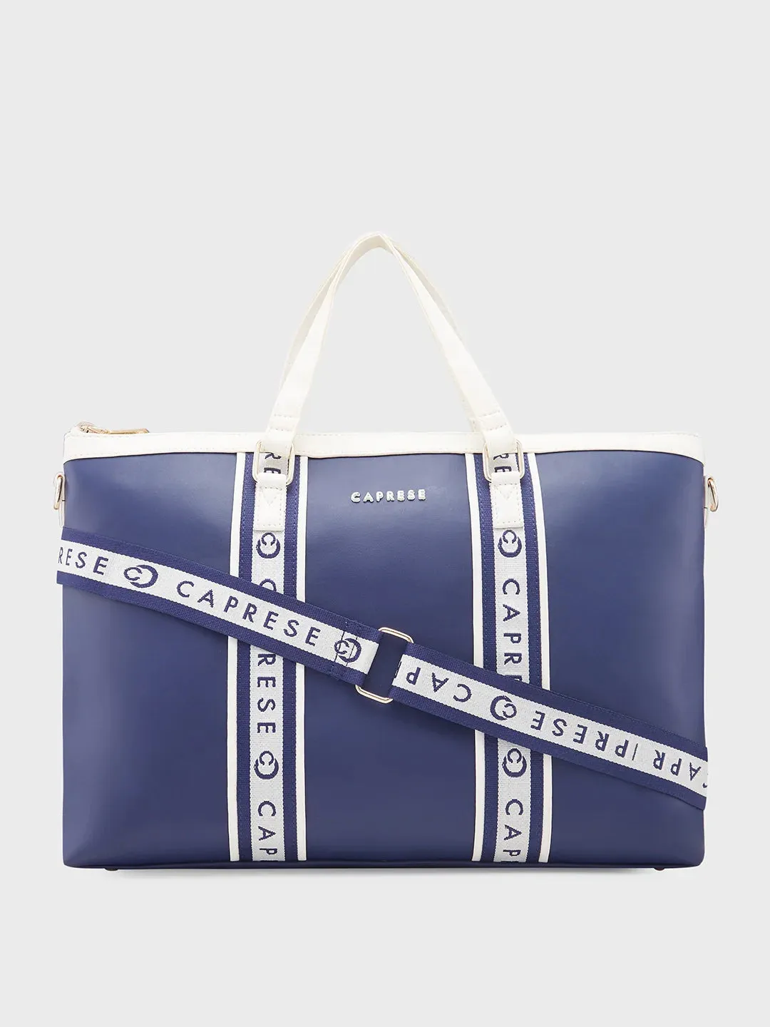 Caprese Trinity Large Navy Laptop Bag