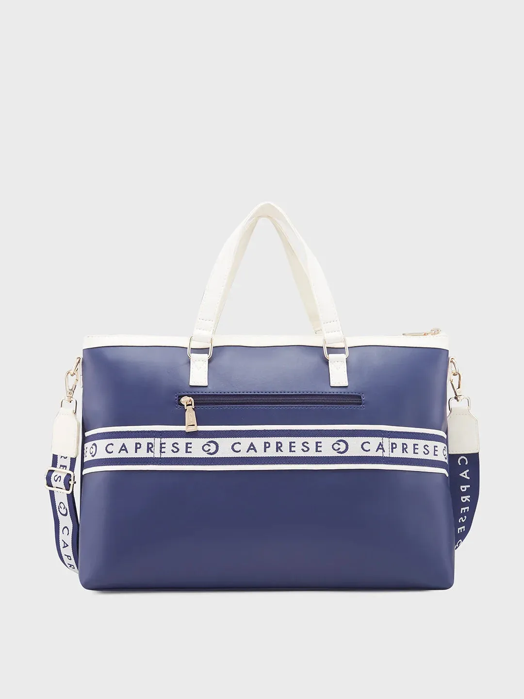 Caprese Trinity Large Navy Laptop Bag