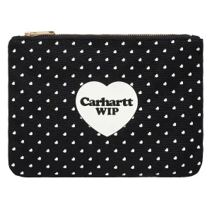Carhartt WIP Canvas Graphic Zip Wallet Heart Bandana