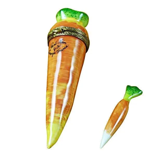 Carrot with Removable Carrot limoges box