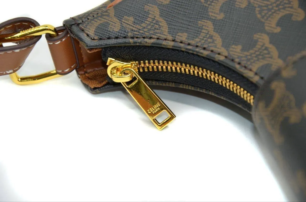 Celine Paris Triomphe Canvas Shoulder Bag