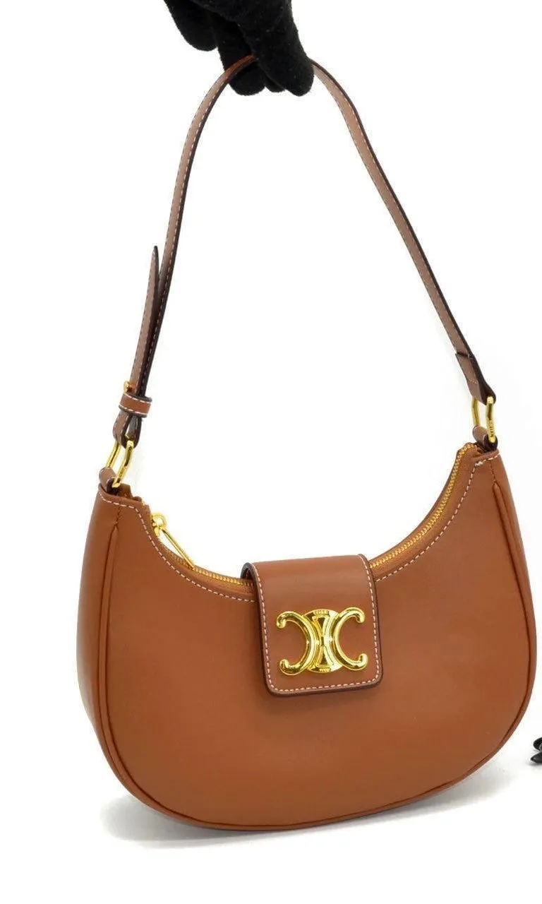 Celine Paris Triomphe Canvas Shoulder Bag