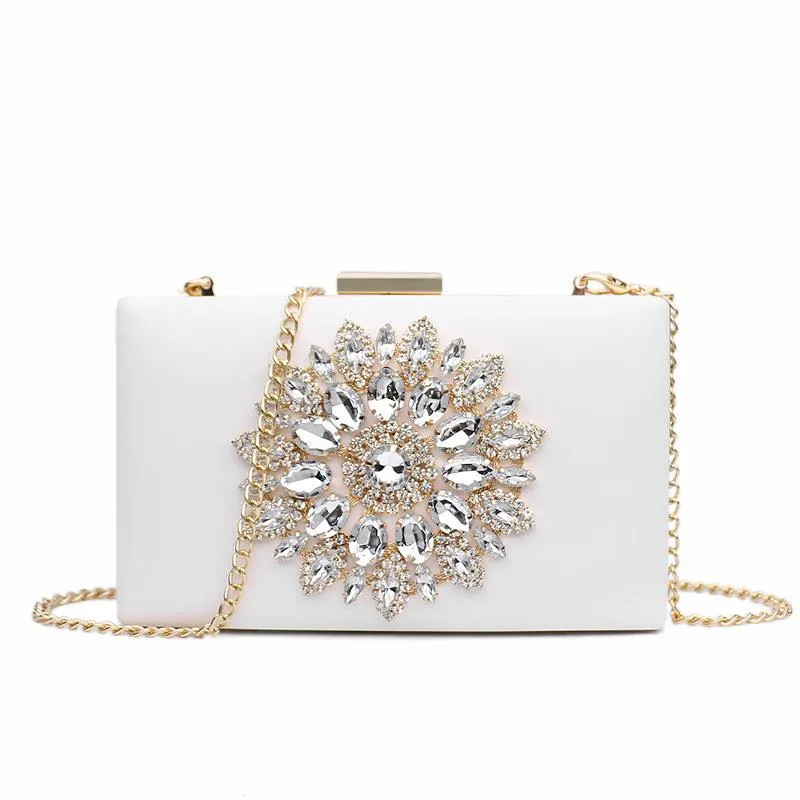 Chain bag with one shoulder slung bag