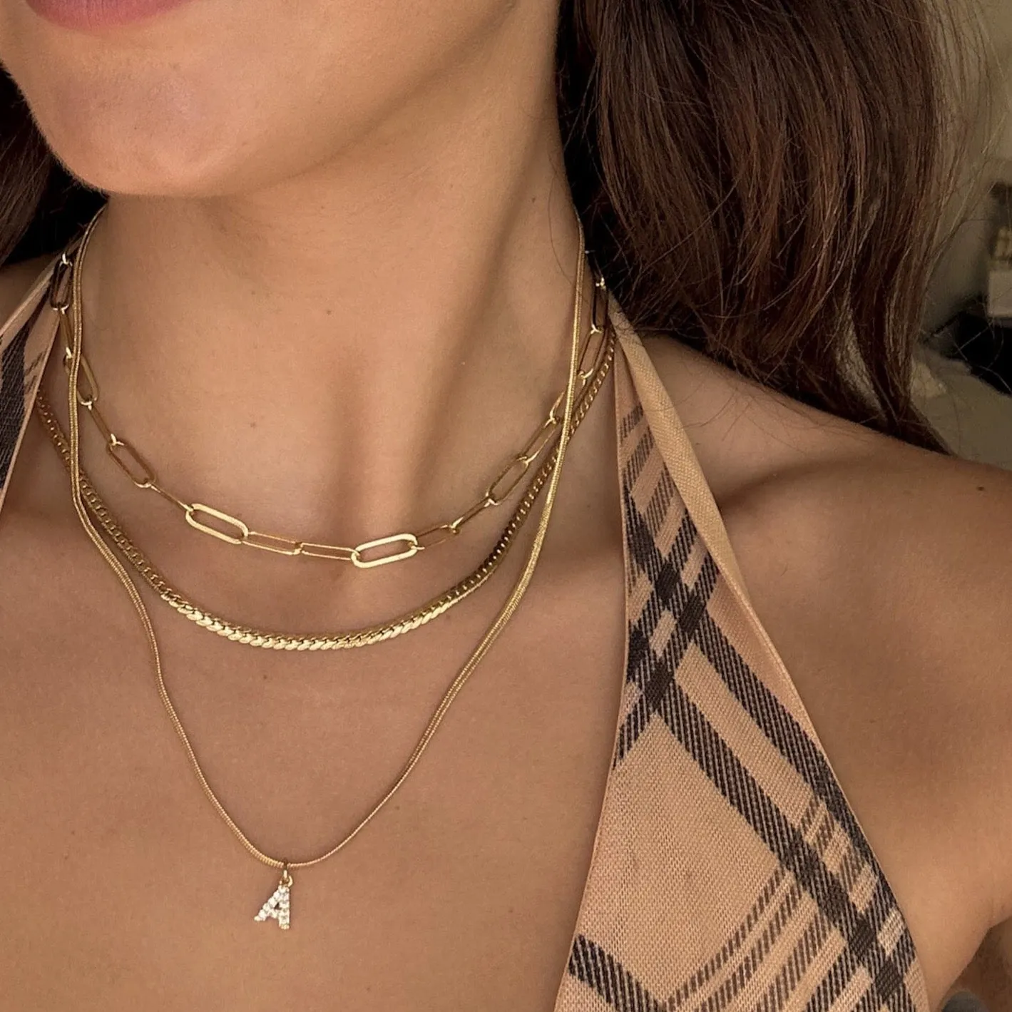CHAIN LINK NECKLACE GOLD