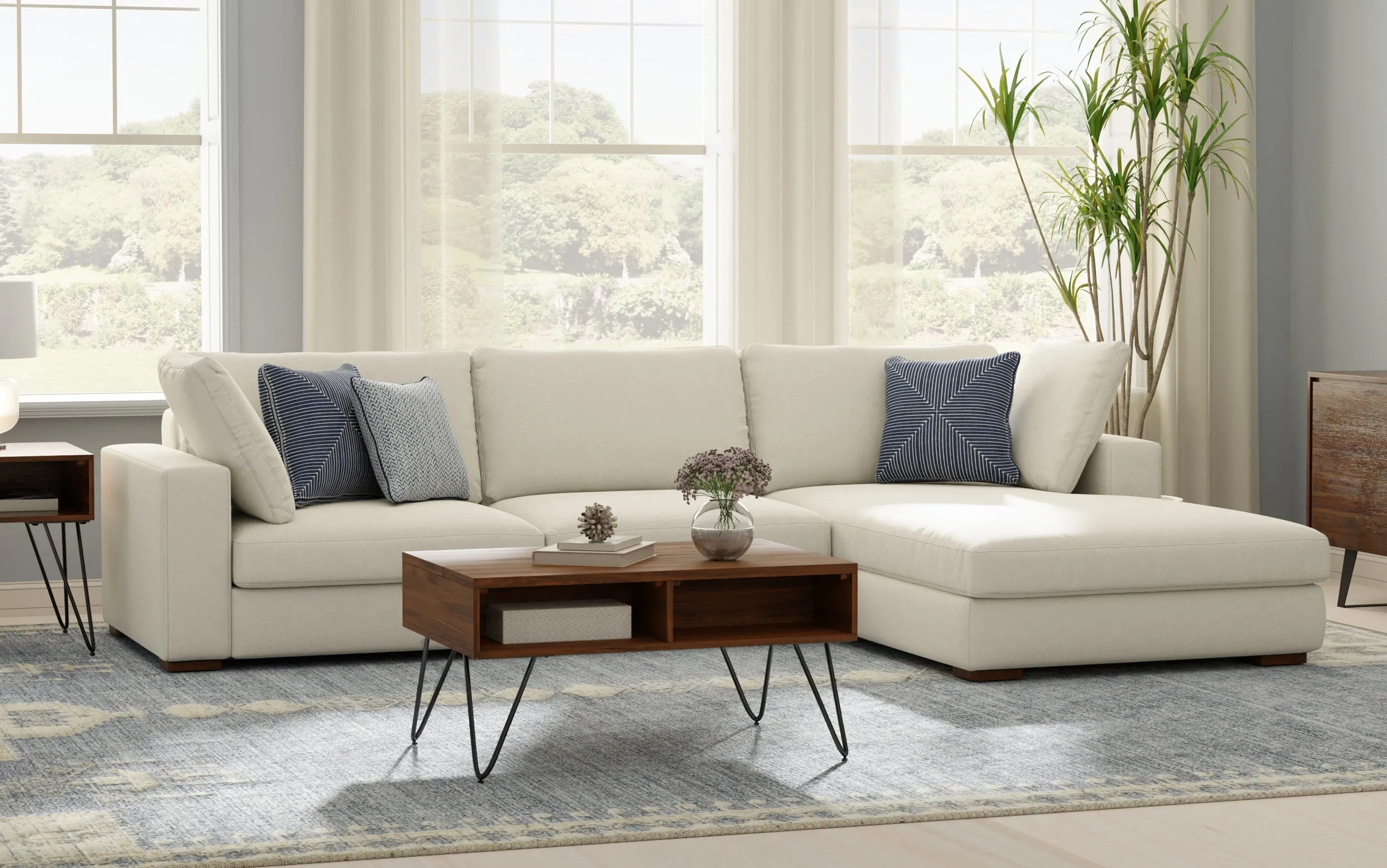 Charlie Deep Seater Right Sectional
