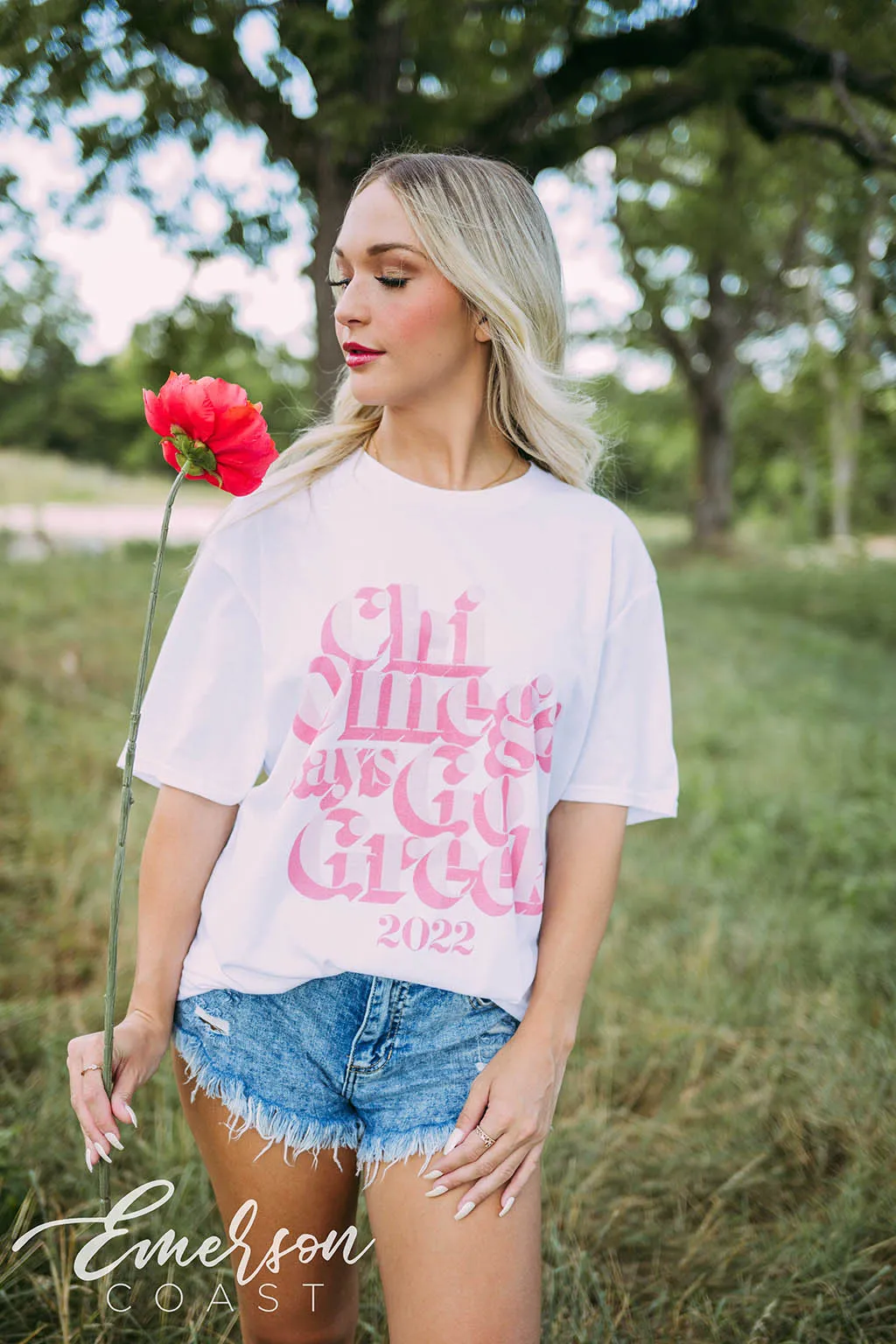 Chi Omega Says Go Greek Tee