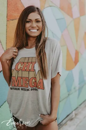 Chi Omega Work Week Tshirt
