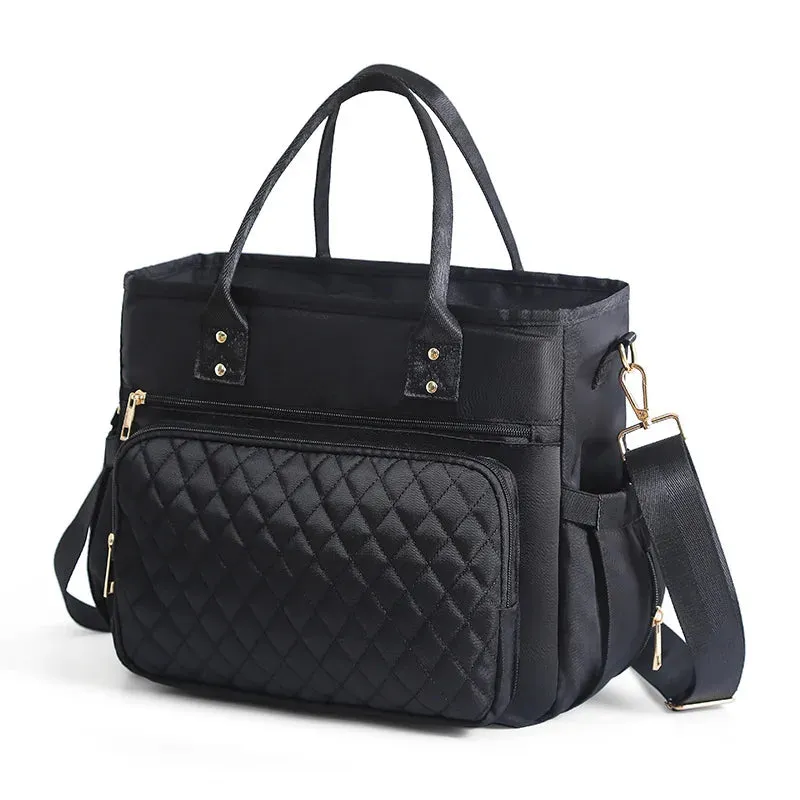Chic Large-Capacity Lunch Tote Bag – Insulated & Waterproof for Work, Travel, Picnics & Mommy Essentials