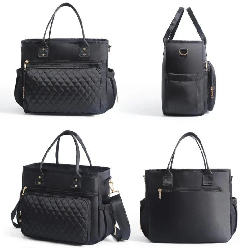 Chic Large-Capacity Lunch Tote Bag – Insulated & Waterproof for Work, Travel, Picnics & Mommy Essentials