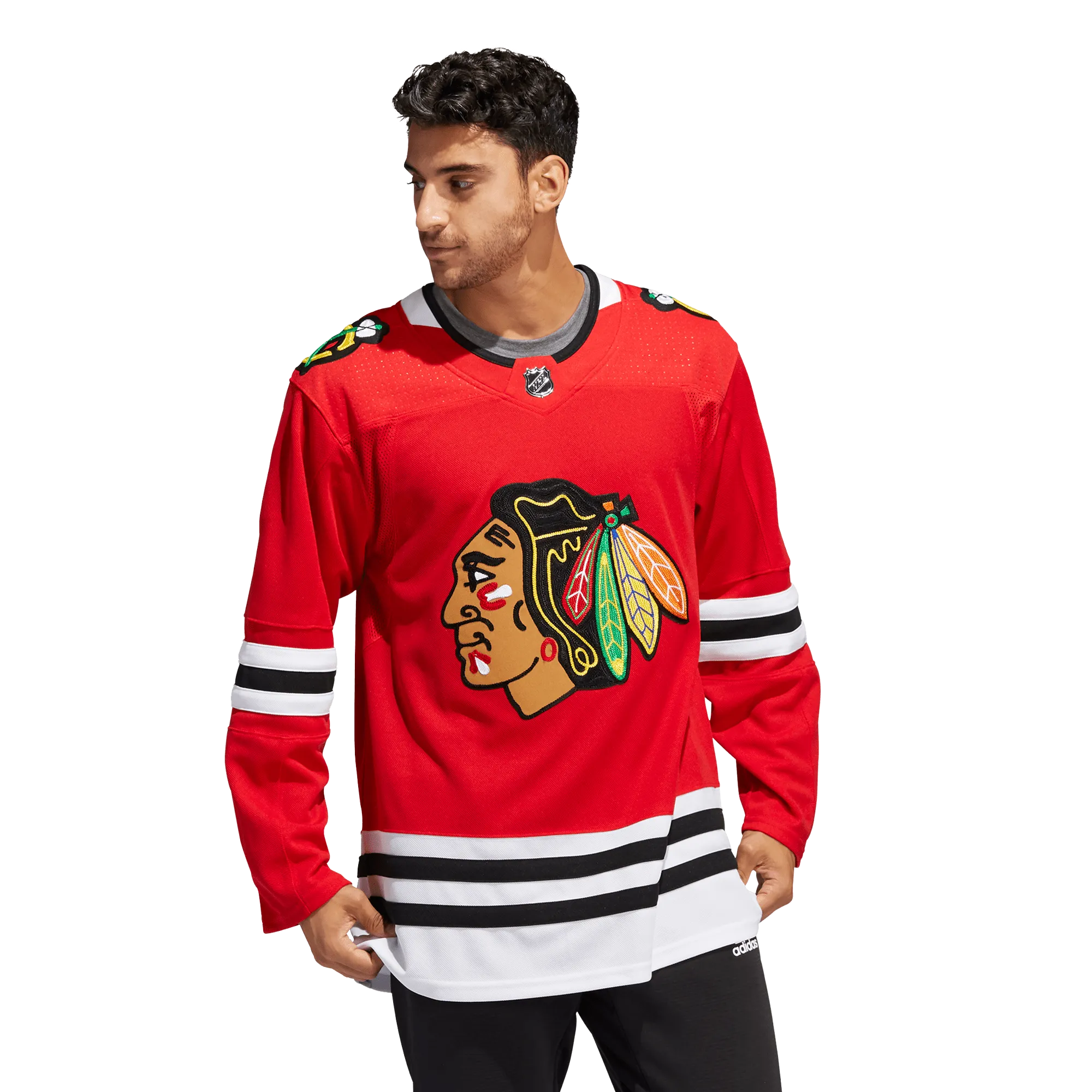 Chicago Blackhawks Home Adidas PrimeGreen Senior Jersey