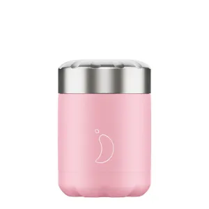 Chillys 300ml Food Pot Pastel Pink