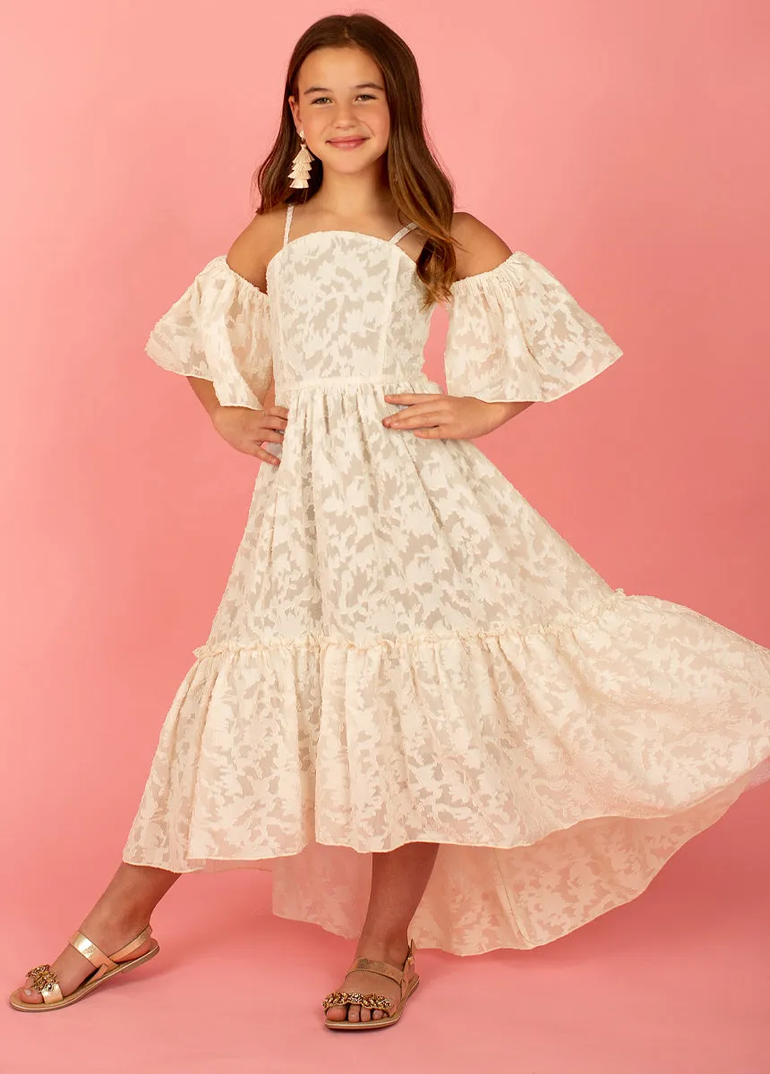 Chloe Dress in Bone White