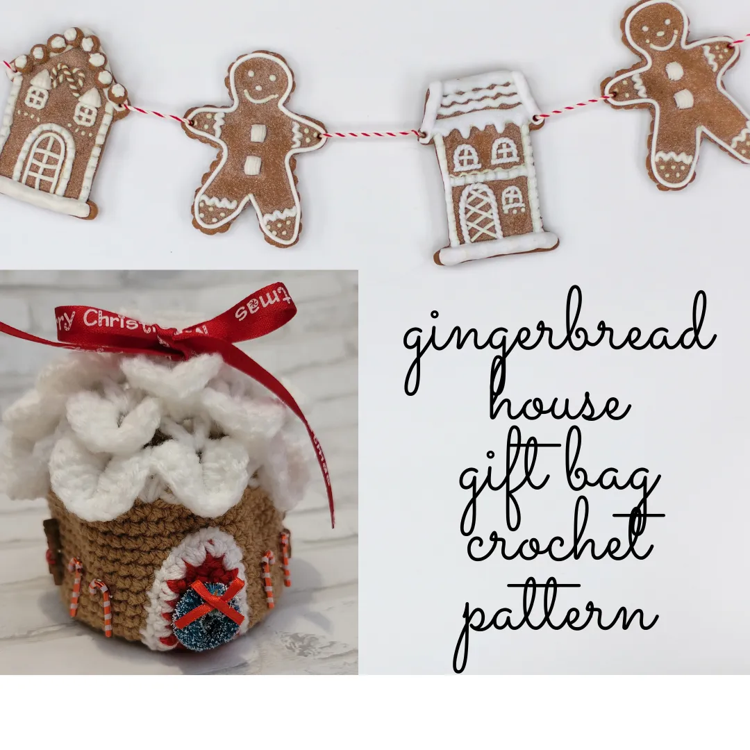 Christmas Gift Bags Crochet Pattern Ebook in PDF Format