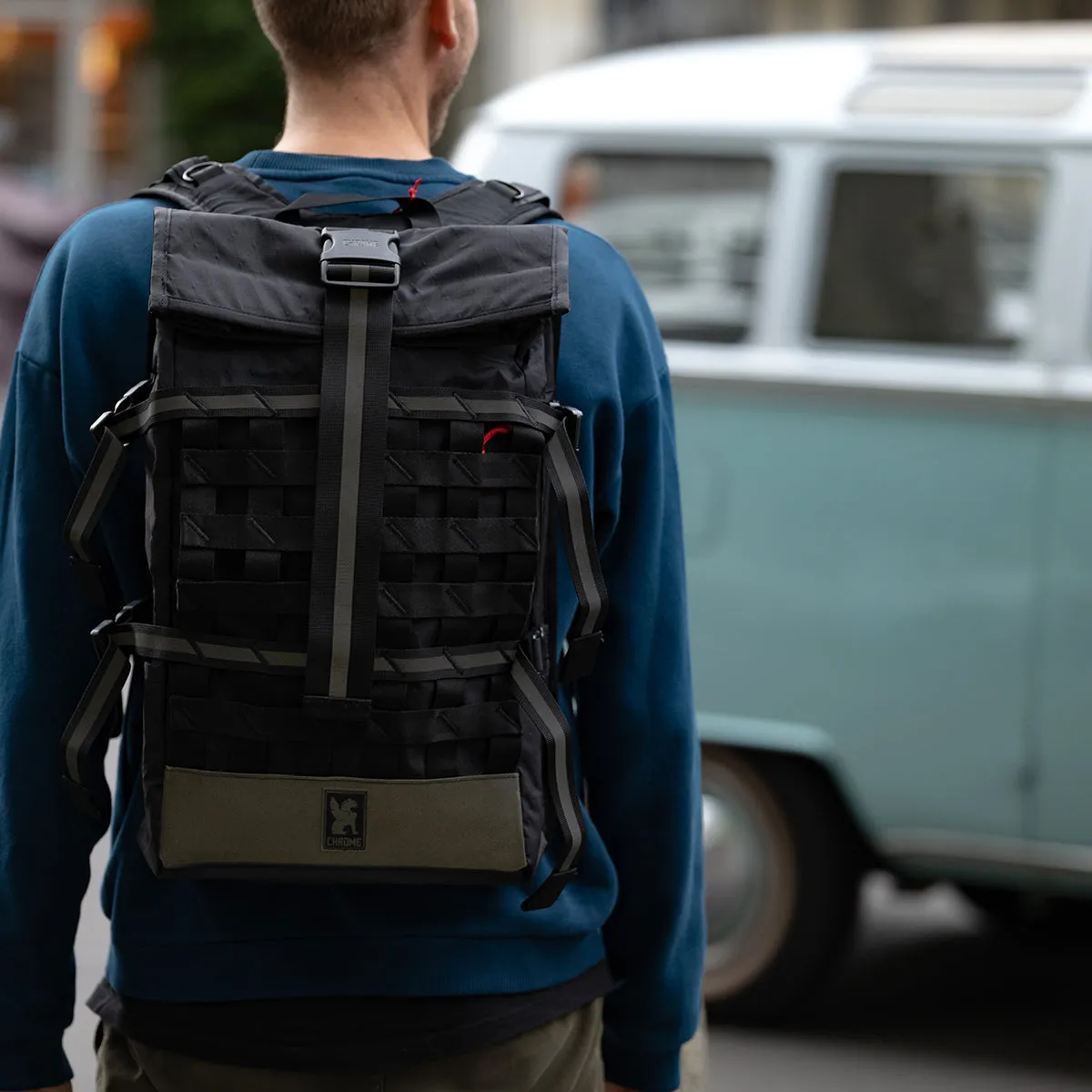 Chrome - Barrage Cargo Rucksack (Black Reflective)