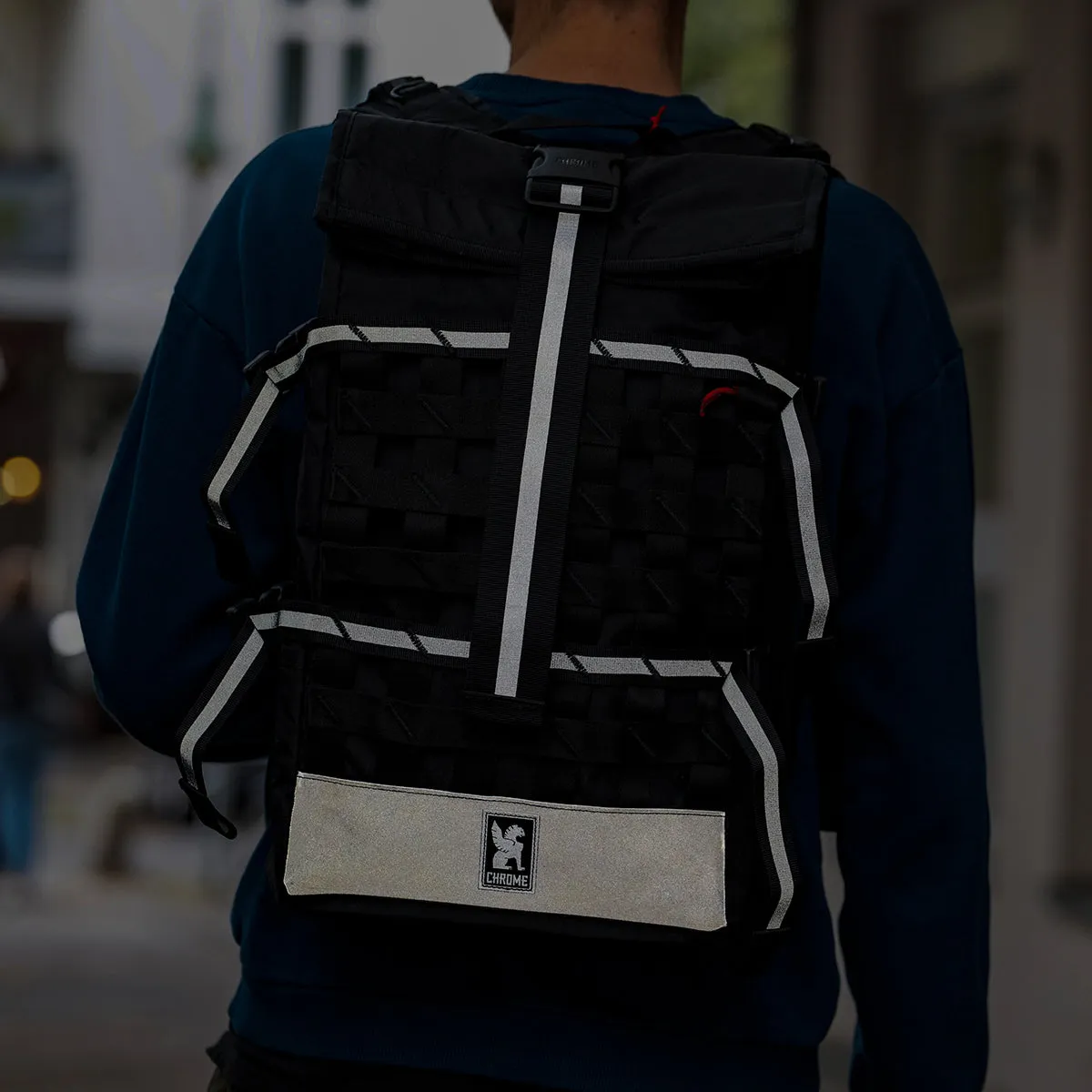 Chrome - Barrage Cargo Rucksack (Black Reflective)