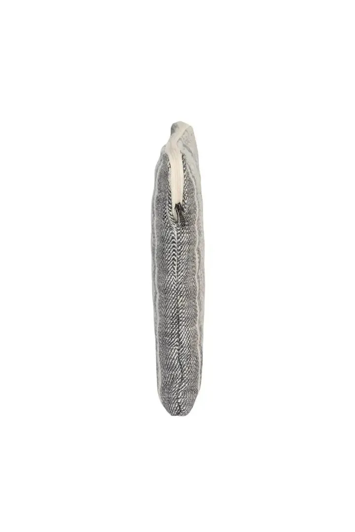 Chromium Herringbone Stripe Laptop Sleeve