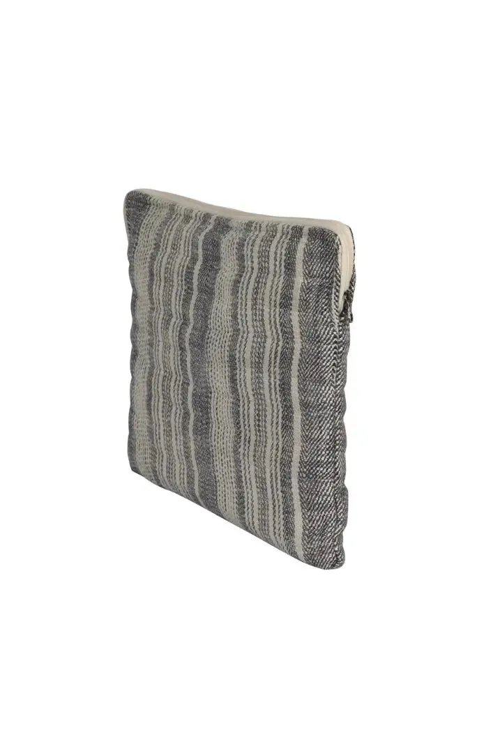 Chromium Herringbone Stripe Laptop Sleeve