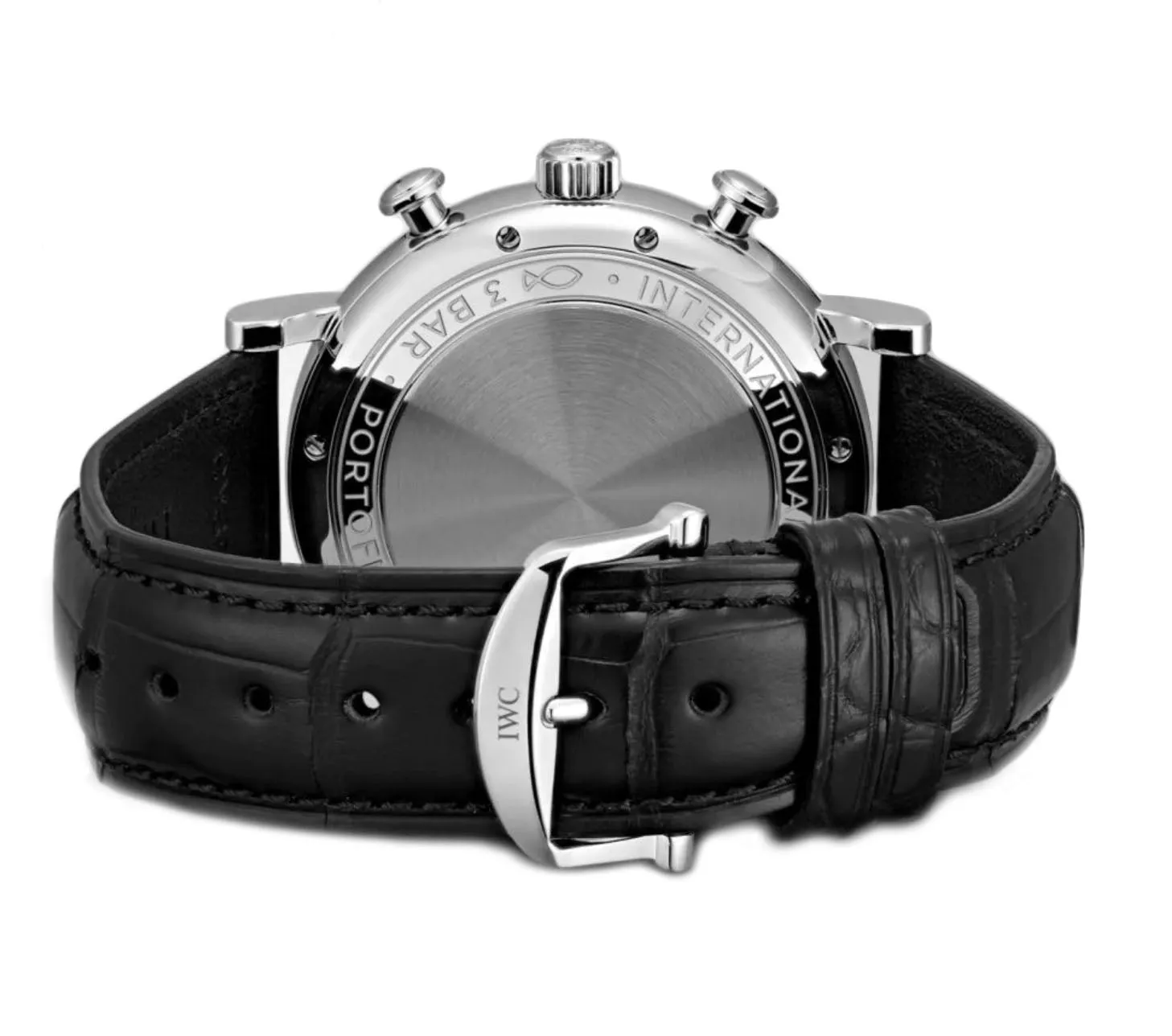 Chronograph Steel 42mm Black Dial