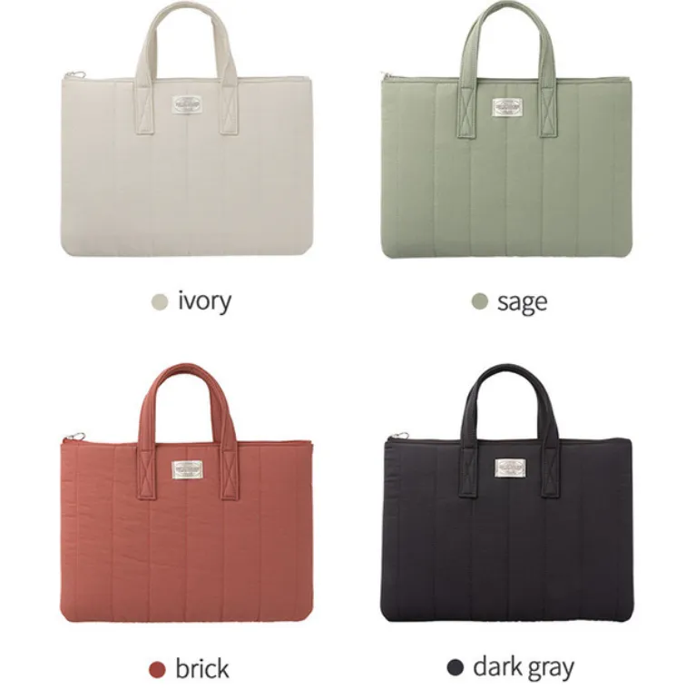Classic Minimalist Pure Color iPad Laptop Bag, 11 inch 13 inch iPad Sleeve, Laptop Sleeve