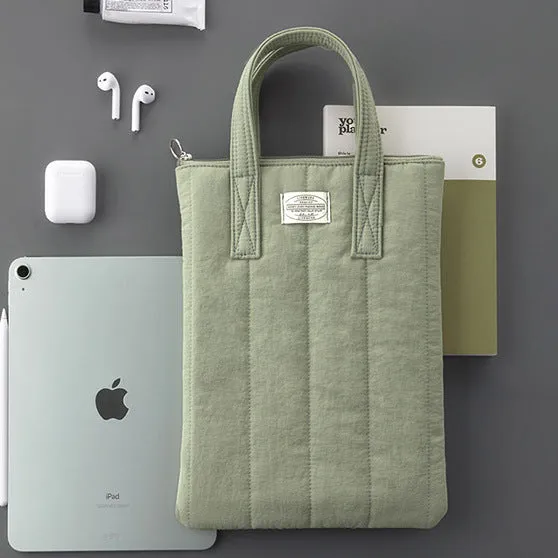 Classic Minimalist Pure Color iPad Laptop Bag, 11 inch 13 inch iPad Sleeve, Laptop Sleeve