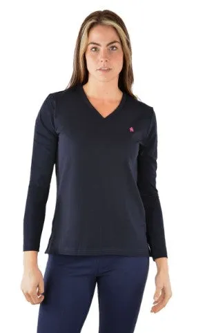 Classic V Neck L/S Tee