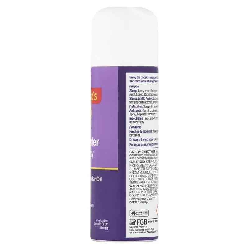 [CLEARANCE Expiry: 04/2025] Bosisto's Lavender Spray 125g