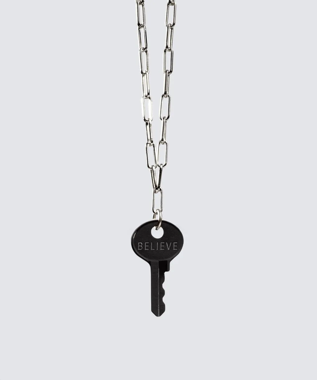 Color Dainty Emily Key Silver Brooklyn Chain Necklace