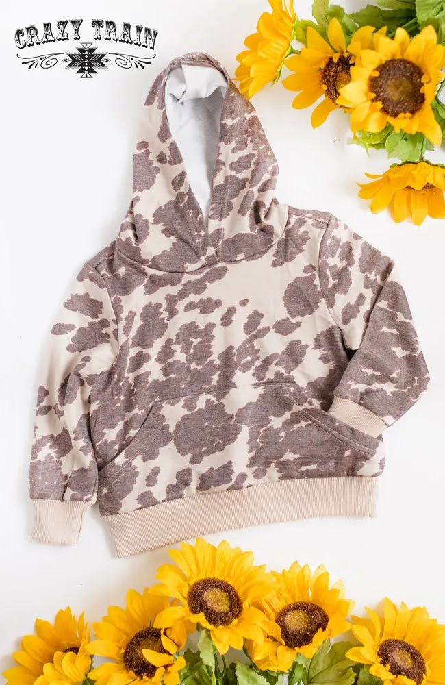 Cow Kiddo Hoodie {Onesie & Toddler)