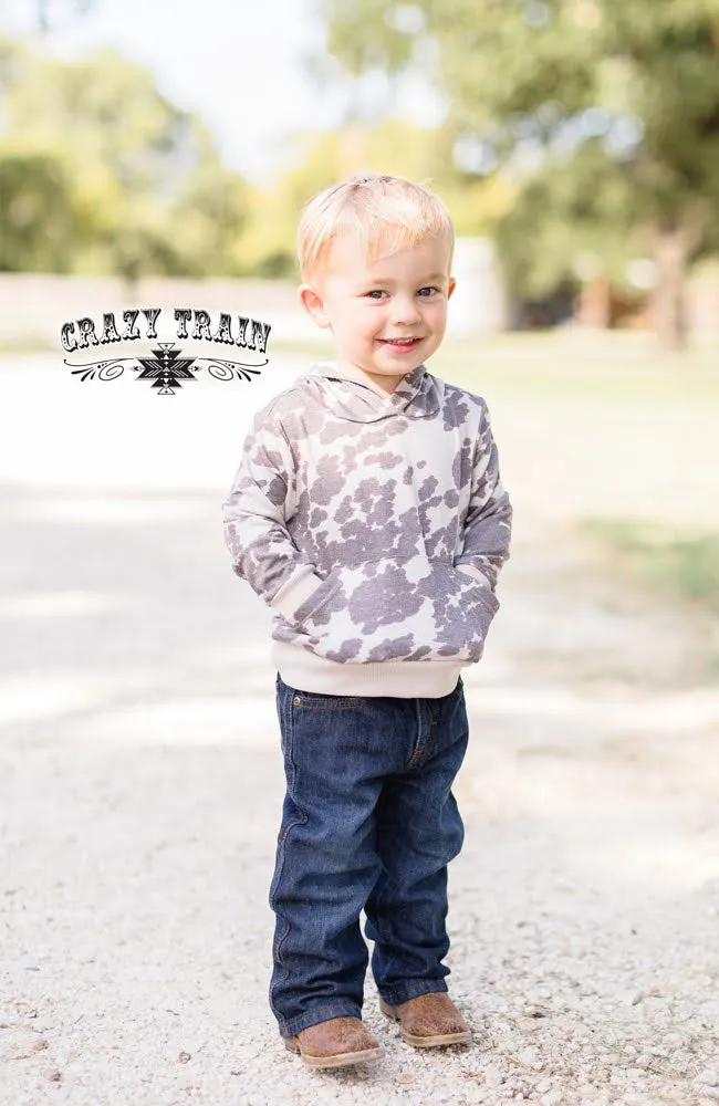 Cow Kiddo Hoodie {Onesie & Toddler)
