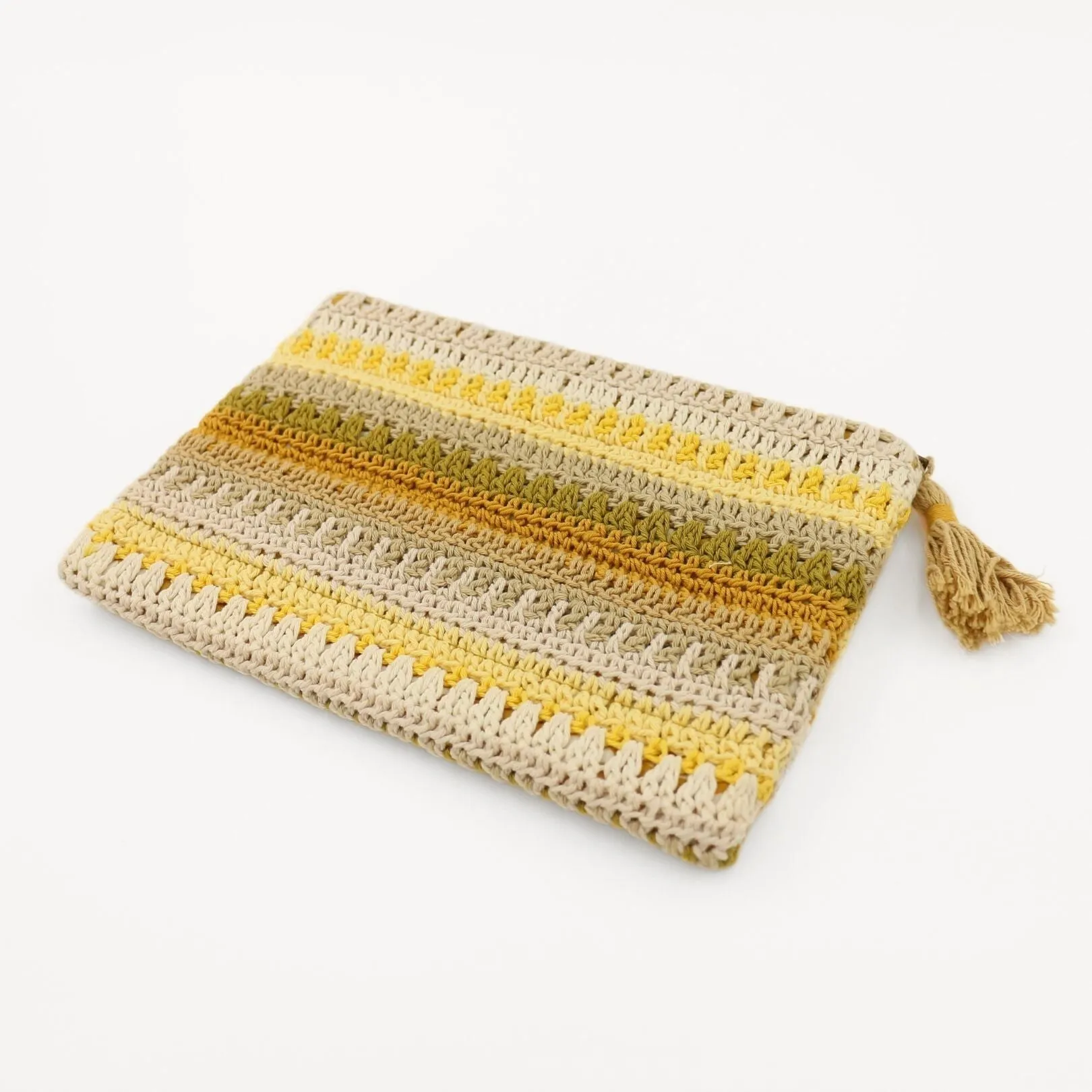 Crochet Purse Clutch Bag | Warm: Turmeric