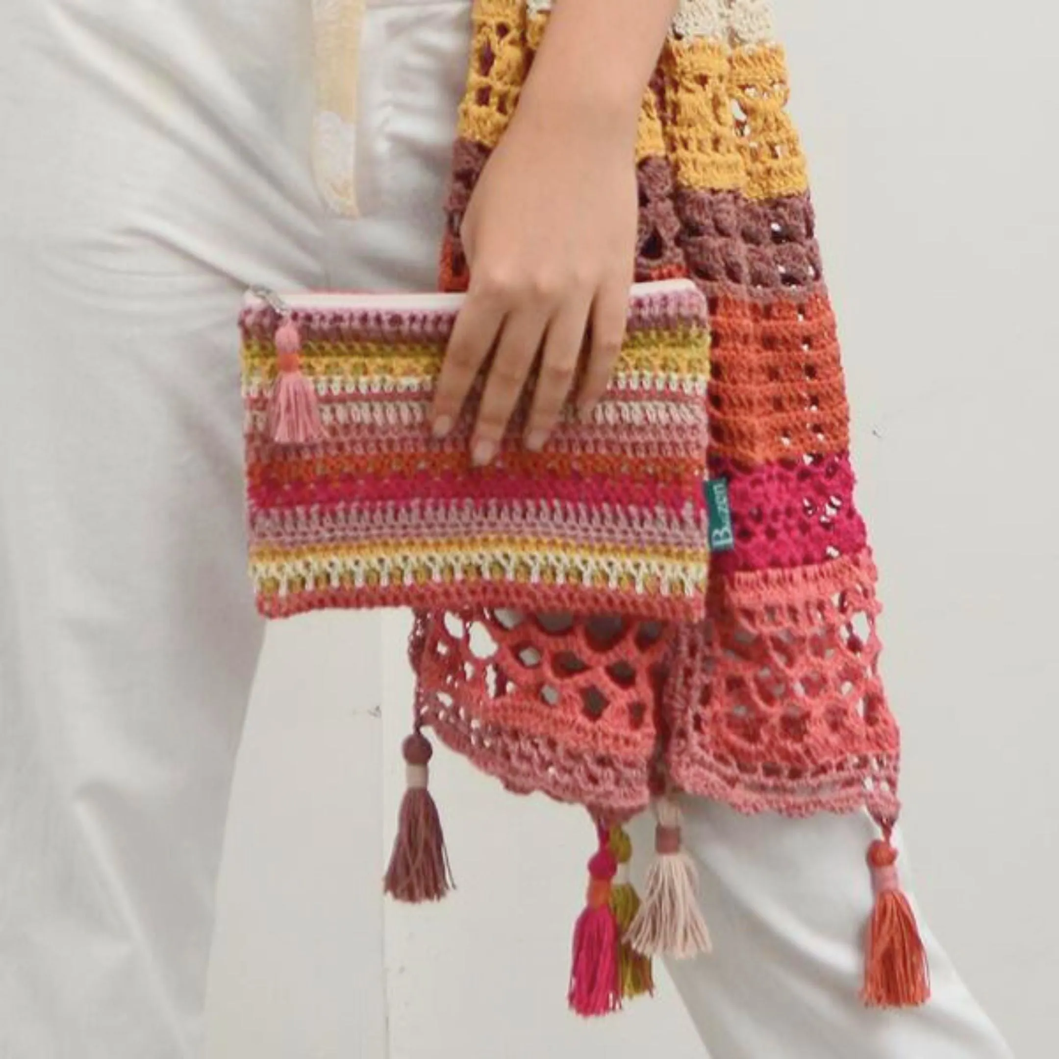 Crochet Purse Clutch Bag | Warm: Warm